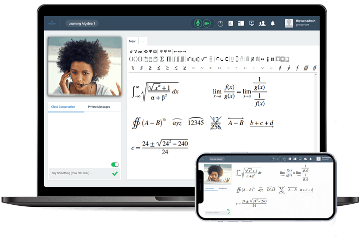 Tutoring workspace preview